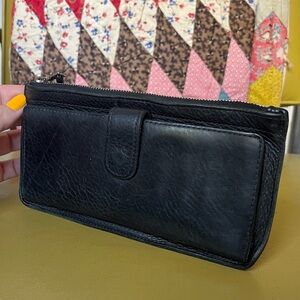 M0851 Black Leather Wallet